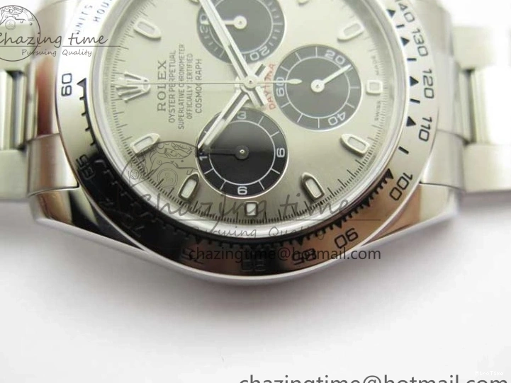 MiroTime 0409 SoftTouch Daytona 116509 KKF 1:1 Best Edition 904L Steel Gray Dial on SS Bracelet A 2459